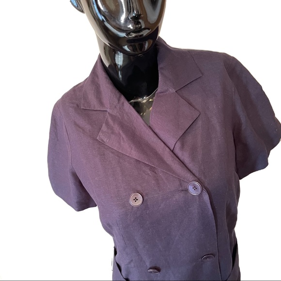 Lemmie for Nina Leonard Button down belted dress - Picture 2 of 10